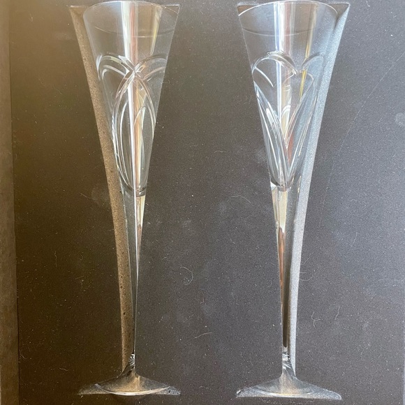 Waterford Crystal Other - Waterford Crystal Love Champagne Flutes Glasses